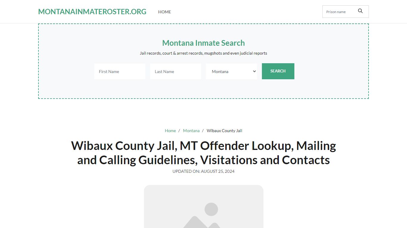 Wibaux County Jail, MT: Inmate Search Options, Visitations, Contacts